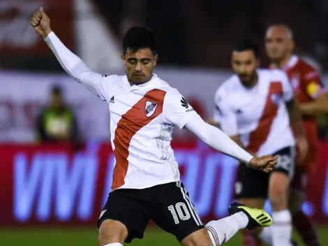 Pity Martínez pateó el penal con bronca y la tiró a las nubes