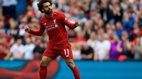 Mo Salah ya celebró su primer gol en la Premier League