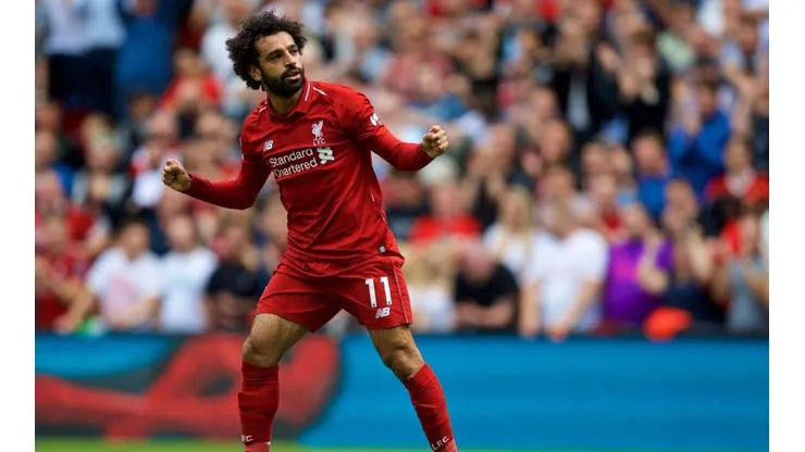 Mo Salah ya celebró su primer gol en la Premier League