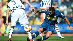 Tevez no pudo definir bien en el mano a mano