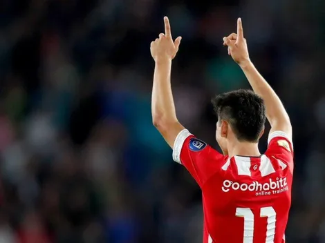 ¡Golazo! Chucky Lozano festejó en el triunfo del PSV sobre el Utrecht por la Eredivisie
