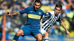 Tevez no pudo aumentar la ventaja de Boca