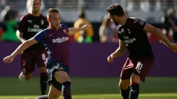 Arthur con la camiseta de Barcelona.