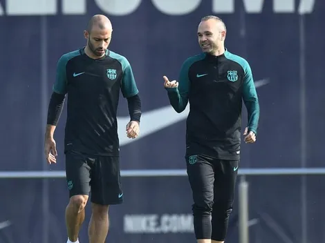 Mascherano, rendido a los pies de Iniesta