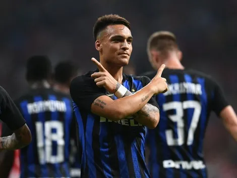 Con un Lautaro estelar, Inter amargó al Atlético en el último amistoso de la pretemporada