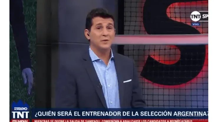 Foto de Hernán Castillo, periodista de TNT Sports.