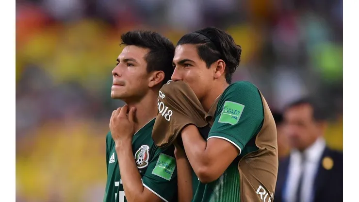 Erick Gutiérrez y Chucky Lozano en la Selección Mexicana.