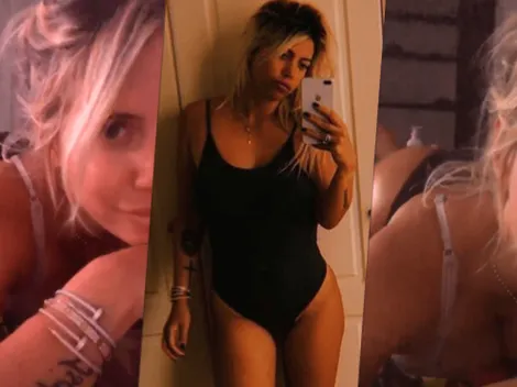 Wanda Nara subió un video haciéndose masajes en la cola