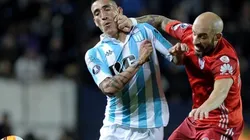 Ricardo Centurión enfrentando a River.