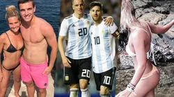 Foto de Giovani Lo Celso y su novia.