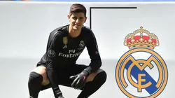Foto de Courtois, arquero del Real Madrid.