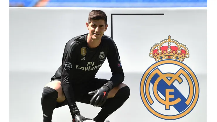 Foto de Courtois, arquero del Real Madrid.