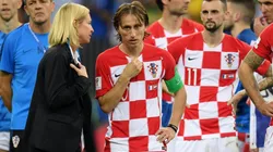 Foto de Luka Modric, jugador de La Selección Croacia.