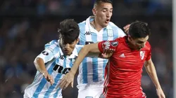 Primera polémica: Centurión cayó en el área y la gente de Racing pidió penal