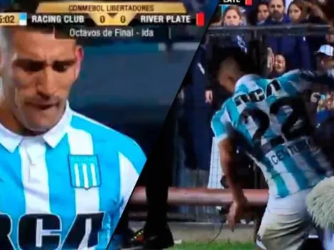 Coudet lo sacó a Centurión y al jugador de Racing no le gustó nada