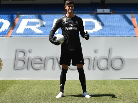 ¡Pura felicidad! La foto de Courtois después de su primer entrenamiento con el Madrid