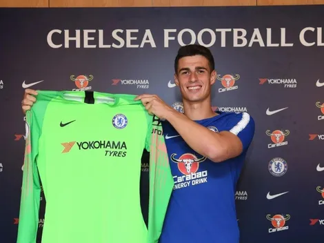 Los hinchas del Chelsea le dieron una cálida bienvenida a Kepa
