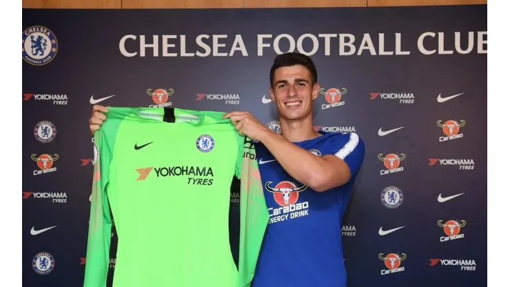 Los hinchas del Chelsea le dieron una cálida bienvenida a Kepa