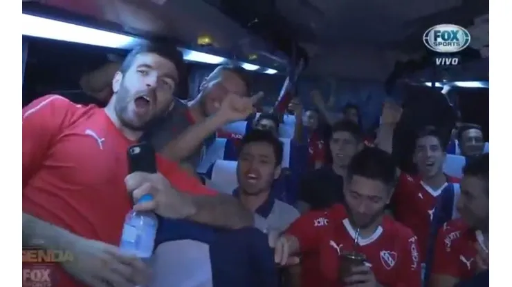 ¿Está chequeado esto? En vivo, los jugadores de Independiente chicanearon a Racing