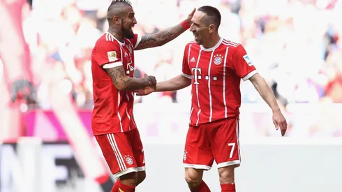 Franck Ribéry, triste y apenado por la salida de Arturo Vidal