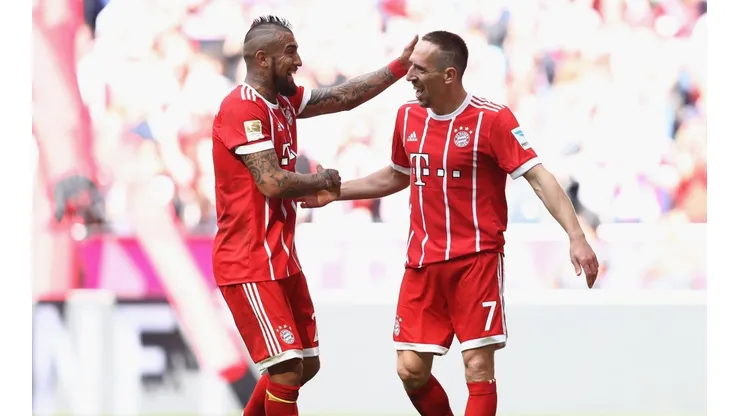 Franck Ribéry, triste y apenado por la salida de Arturo Vidal