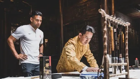 La foto de Radamel Falcao despertó incertidumbre en las redes sociales.