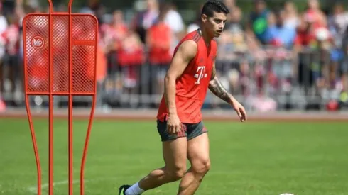 James podría volver a hacer fútbol el próximo miércoles 8 de agosto, en un amistoso.