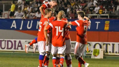 Rusia celebra su pasaje hacia la final.