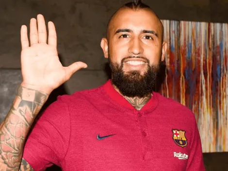 Llegó: la primera imagen de Arturo Vidal como jugador del Barcelona