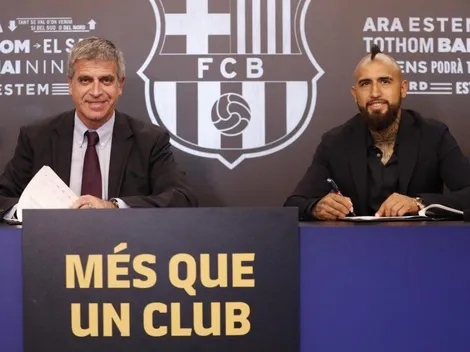 Arturo Vidal: "Estoy muy feliz de estar en el Barcelona, el mejor equipo del mundo"