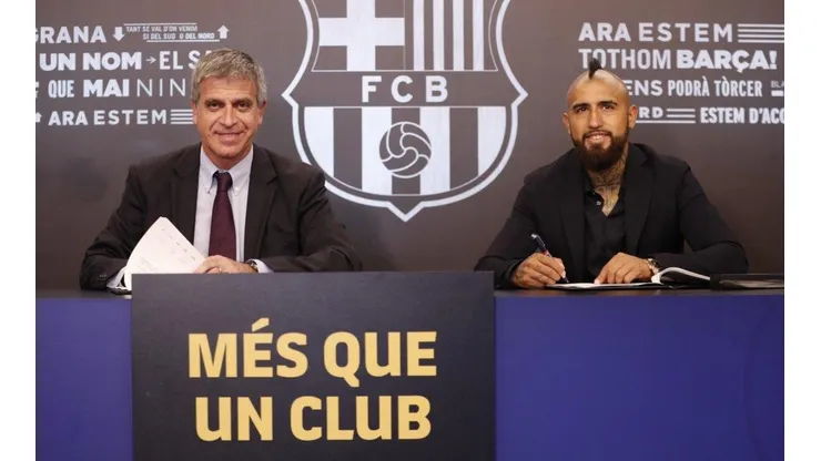 Arturo Vidal: "Estoy muy feliz de estar en el Barcelona, el mejor equipo del mundo"