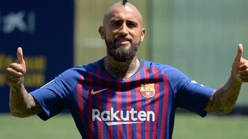 Apenas se puso la camiseta de Barcelona, a Vidal le preguntaron por Real Madrid