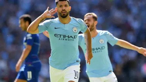Agüero abrió el marcador para el City