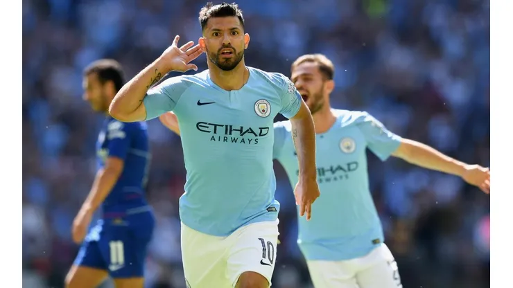 Agüero abrió el marcador para el City