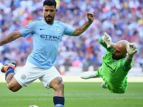 ¡Prendido fuego! Agüero metió otro gol y acerca al City a un nuevo título