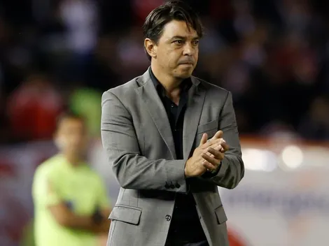 Gallardo fue a ver a las inferiores mientras sus jugadores descansaban