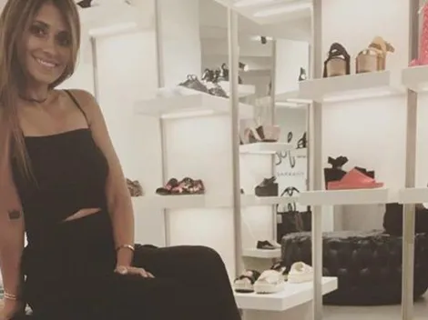 Antonella Roccuzzo y una foto junto a sus 3 hijos en la que salió hermosa