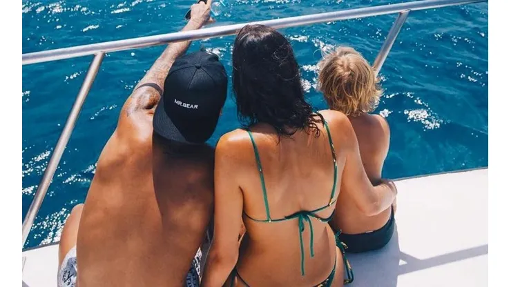 Foto de Neymar y su hermosa familia.