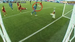 Seba Driussi falló en Rusia un gol que metía hasta Vladimir Putin