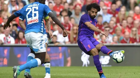 Gol de Salah ante Napoli.