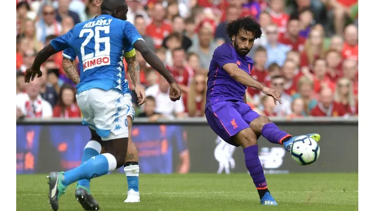 Gol de Salah ante Napoli.