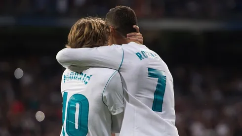 Foto de Cristiano Ronaldo con Luka Modric