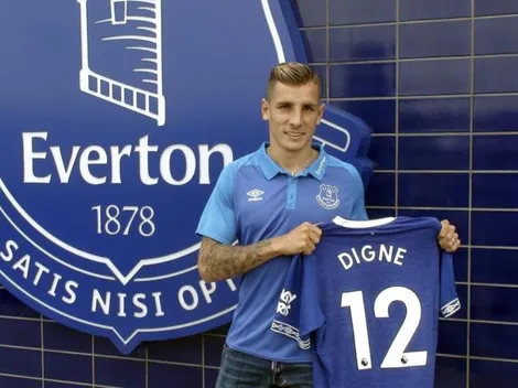 Digne quiere ver a Yerry Mina en Everton