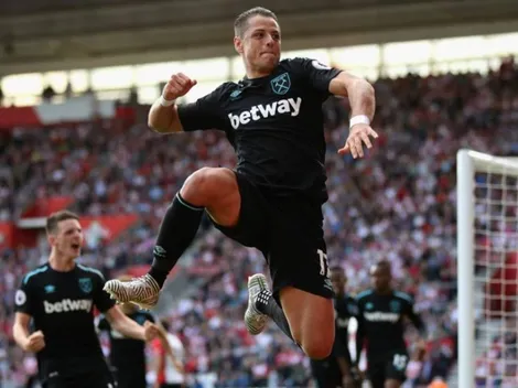 "Chicharito" se estrena como goleador en West Ham United