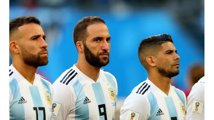 Gonzalo Higuaín, jugador de la Selección Argentina.