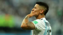 ADIÓS MANCHESTER. Marcos Rojo durante el Mundial de Rusia 2018 con Argentina (Foto: Getty).