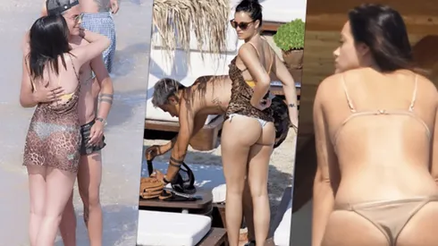 Foto de Paulo Dybala con su pareja.