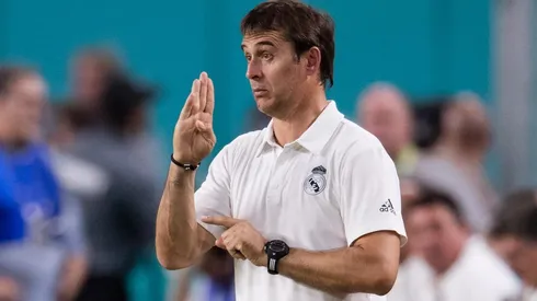 Fastidio de Julen Lopetegui con los jugadores del Real Madrid