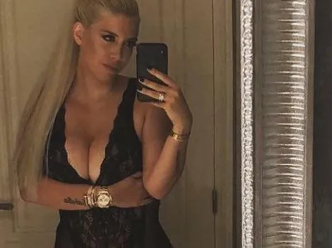 Wanda Nara subió una fotito haciéndole un asado a Icardi con una remerita escotada y pidió consejos