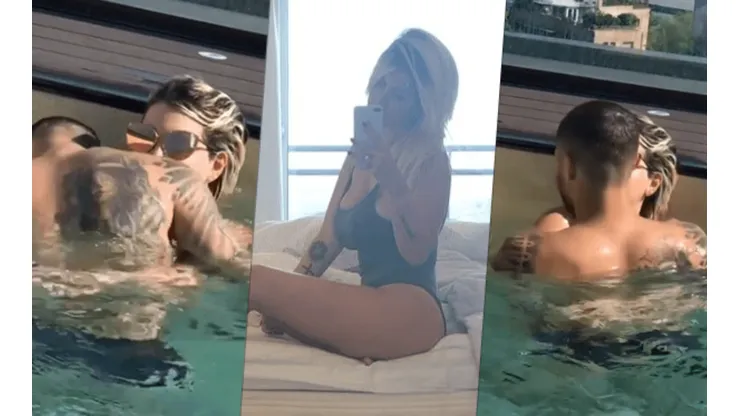 Foto de Wanda Nara con Mauro Icardi.